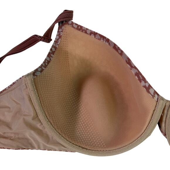 Victoria's Secret Women's 36D Tan Beige Lined Perfect Coverage Bra Underwire - Picture 6 of 9